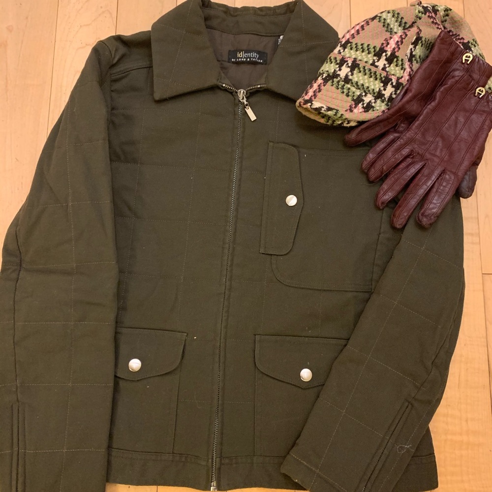 RARE:Vintage Lord & Taylor Id/entity Cotton Quilted Jacket